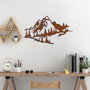Wallity Mountain - 3 Escultura de pared de metal Multicolor